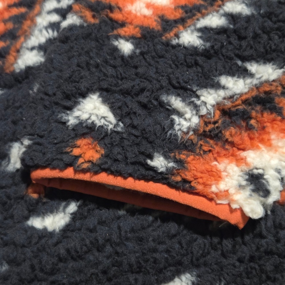 Home Free Texas Sherpa Fleece Pullover Size Large Aztec Geometric NWT - Picture 5 of 8